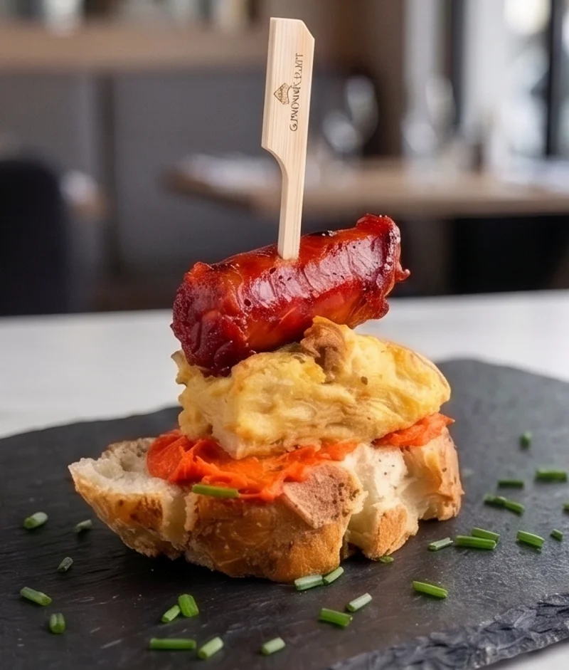 Tapas chistorra et tortilla